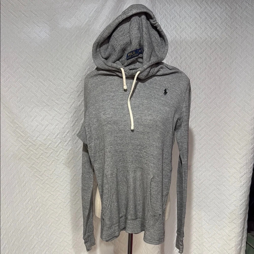 Polo by Ralph Lauren Charcoal Hooded Sweatshirt - Picture 1 of 3